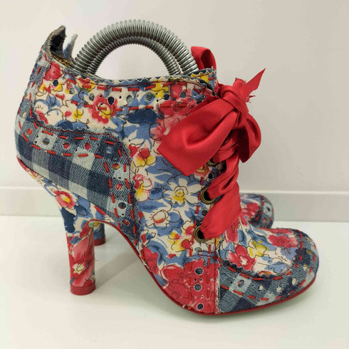 Irregular Choice Abigails Party 花柄リボンブーティ レディース EUR:36