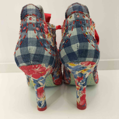Irregular Choice Abigails Party 花柄リボンブーティ レディース EUR:36