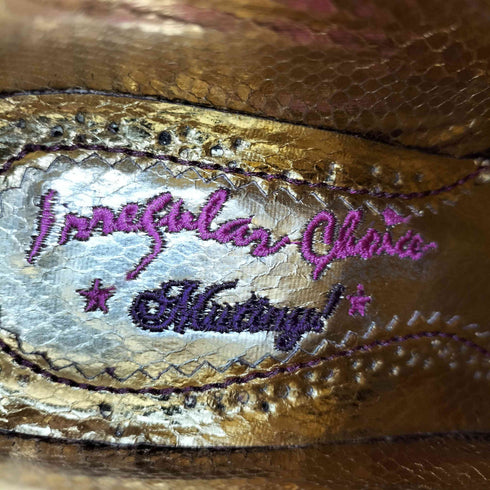Irregular Choice Abigails Party 花柄リボンブーティ レディース EUR:36