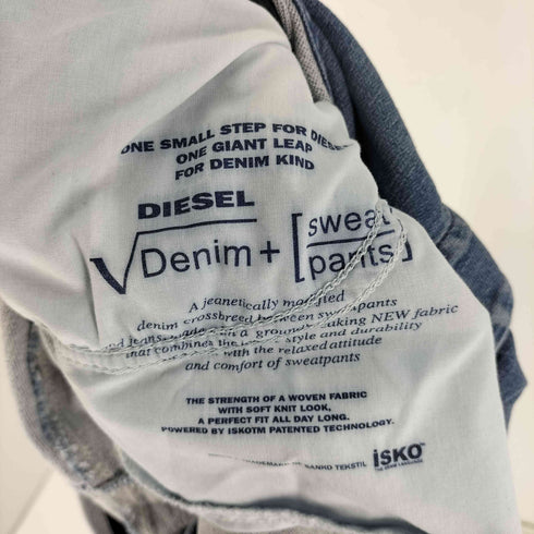 ディーゼル DIESEL Makee Denim sweat pants 月桂樹ボタン デニム サロペット ワンピース Y2K レディース import:XS