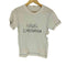 ナイジェルケーボン NIGEL CABOURN フロントロゴイラストデザインクルーネックTシャツ レディース US:6