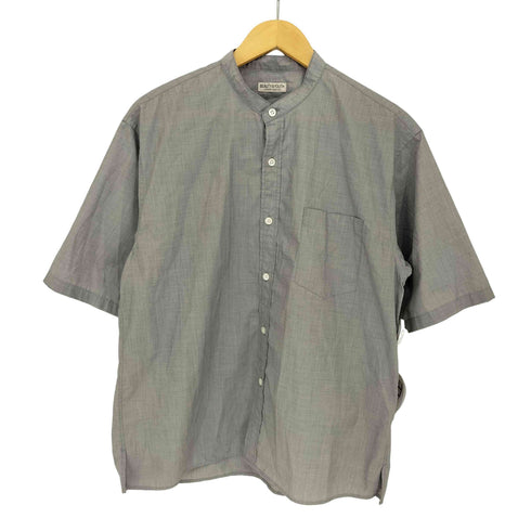 ビューティーアンドユースユナイテッドアローズ BEAUTY & YOUTH UNITED ARROWS バンドカラー スクエア ショートスリーブ シャツ メンズ JPN:M