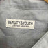 ビューティーアンドユースユナイテッドアローズ BEAUTY & YOUTH UNITED ARROWS バンドカラー スクエア ショートスリーブ シャツ メンズ JPN:M