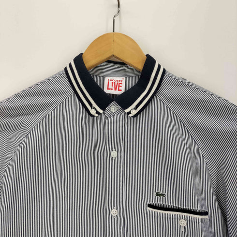 ラコステライブ Lacoste Live ピンポイントストライプシャツ メンズ 39