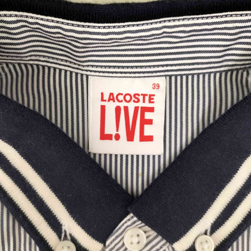 ラコステライブ Lacoste Live ピンポイントストライプシャツ メンズ 39