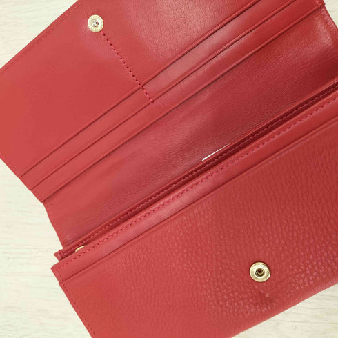ランバンオンブルー LANVIN en Bleu フラワーチャーム 長財布 レディース