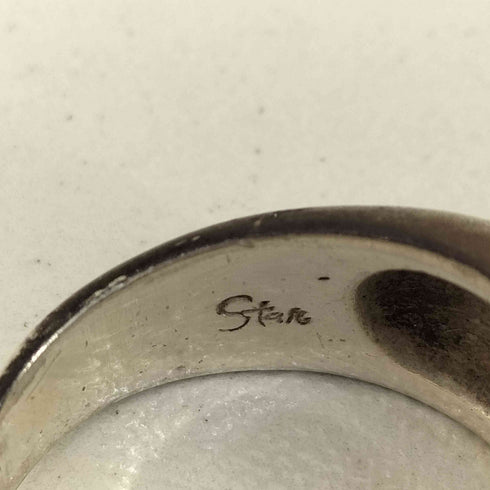 STAR JEWELY 925刻印 K イニシャルリング メンズ 14