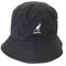 カンゴール KANGOL WASHED BUCKET HAT BLACK コットンバケットハット メンズ JPN:L