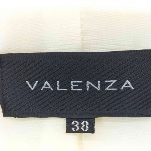 VALENZA ラインストーン アクリルウール ライダース テーラードジャケット レディース 38