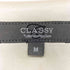 CLASSY ラムレザー ノーカラー ジップアップジャケット レディース JPN:M