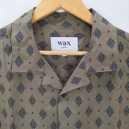 WAX LONDON 総柄 オープンカラー レーヨンシャツ メンズ JPN:M