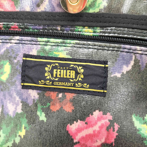 フェイラー FEILER フラワープリント pvc トートバッグ レディース
