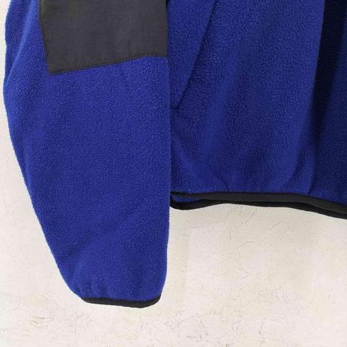 チャップスラルフローレン CHAPS RALPH LAUREN ハーフスナップ フリースプルオーバー エルボーパッチ メンズ import:M