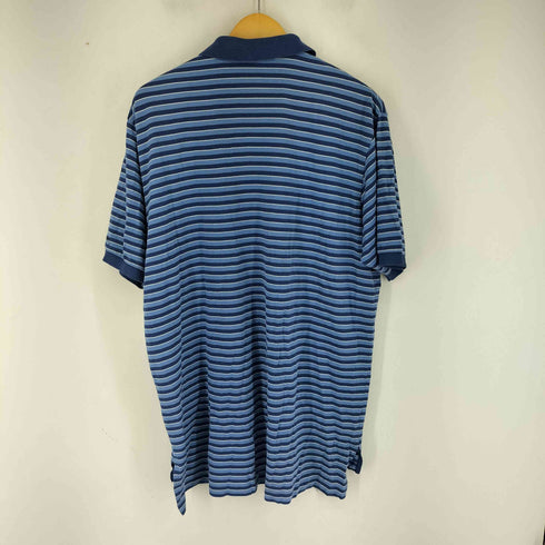 ポロバイラルフローレン Polo by RALPH LAUREN ボーダー S/S ポロシャツ メンズ import:XL
