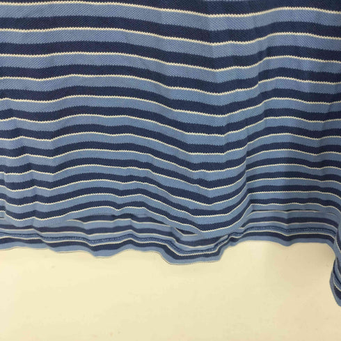 ポロバイラルフローレン Polo by RALPH LAUREN ボーダー S/S ポロシャツ メンズ import:XL