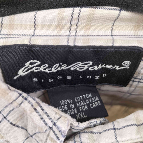 エディーバウアー Eddie Bauer BD S/S チェックシャツ メンズ import:XXL