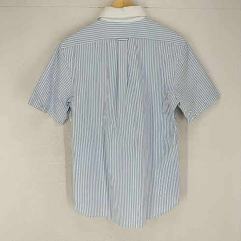 ポロバイラルフローレン Polo by RALPH LAUREN ストライプロゴ刺繍S/S シャツ メンズ JPN:M