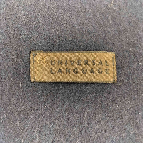 ユニバーサルランゲージ UNIVERSAL LANGUAGE カシミヤマフラー メンズ