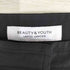 ビューティーアンドユースユナイテッドアローズ BEAUTY & YOUTH UNITED ARROWS エコニール タック パンツ -ウォッシャブル- レディース