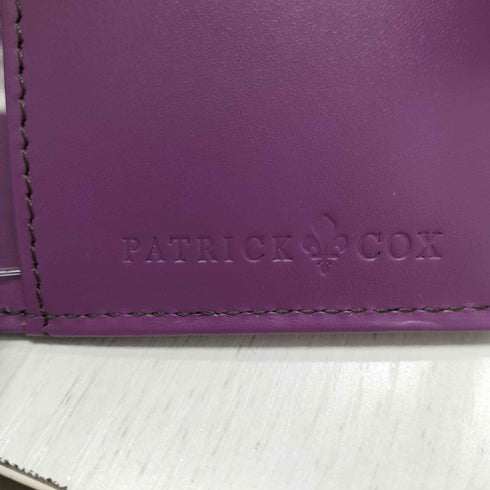パトリックコックス PATRICK COX シグネチャーロゴ総柄パスケース デッキケース マルチポケット レディース