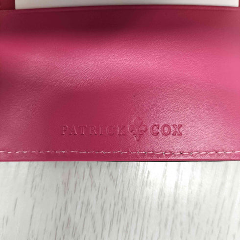 パトリックコックス PATRICK COX シグネチャーロゴ総柄パスケース レディース