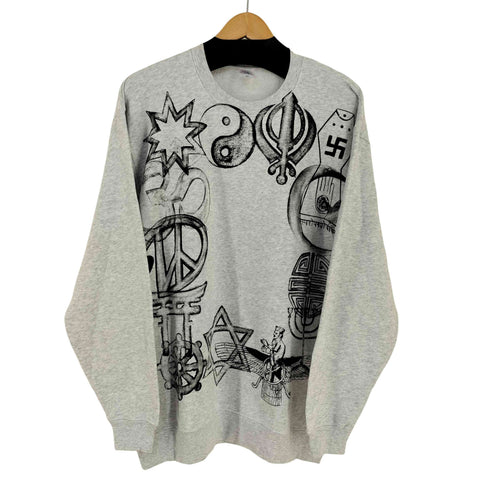 フロントプリント スウェット メンズ JPN:XL