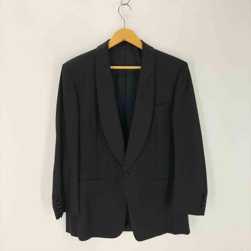 H Huntsman & Sons ウール1Bテーラードジャケットセットアップ メンズ 96AB5