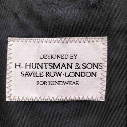 H Huntsman & Sons ウール1Bテーラードジャケットセットアップ メンズ 96AB5