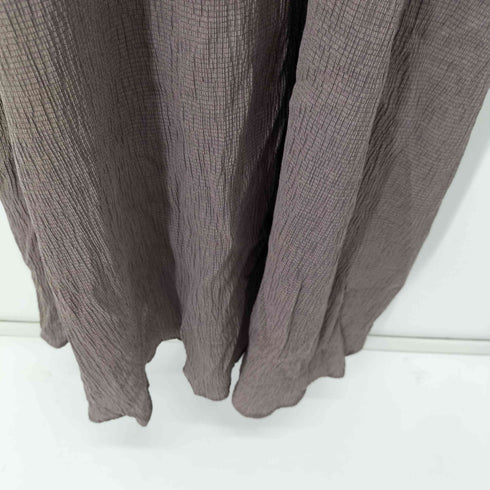 ダブルクローゼット w closet パフショルダーロングワンピース 楊柳 レディース