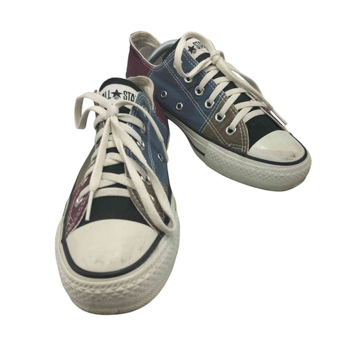 コンバース CONVERSE U.S. ORIGINATOR PATCHWORK CV OX ANTIQUE ブロックチェック クレイジーパターン ローカット スニーカー レディース CONVERSE:5