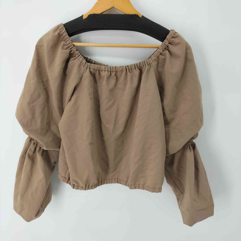 スライ SLY VOLUME SLEEVE TOPS マルチウェイブトップス レディース