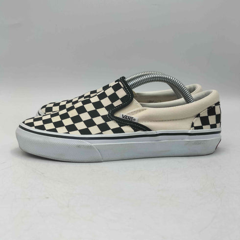 バンズ VANS SLIP ON BLK WHT CHECK チェッカー スリッポン レディース JPN:23