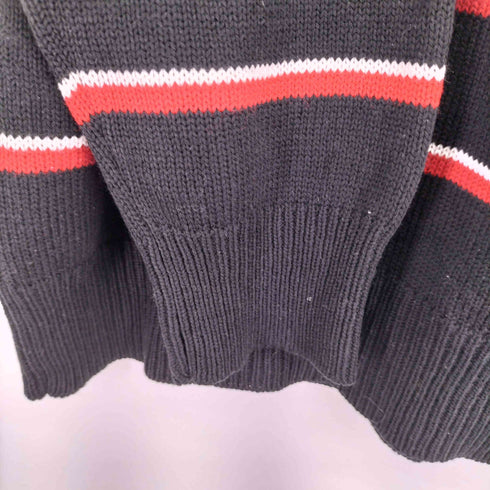 シュミーズラコステ CHEMISE LACOSTE ロゴ刺繍 ボーダーニット メンズ JPN:XL