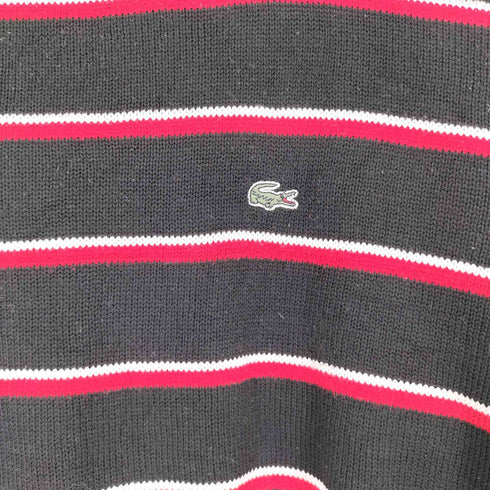シュミーズラコステ CHEMISE LACOSTE ロゴ刺繍 ボーダーニット メンズ JPN:XL