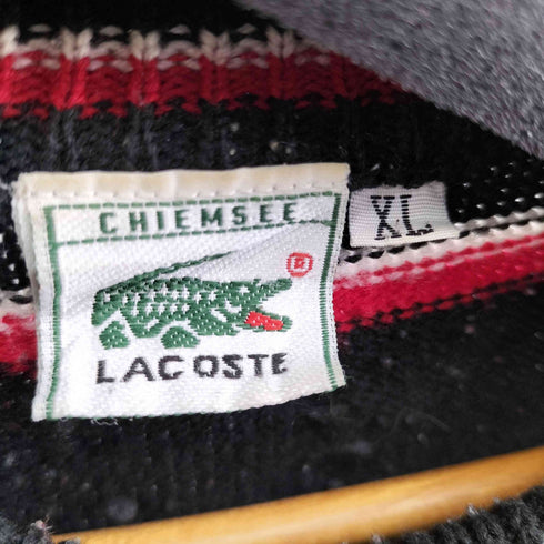 シュミーズラコステ CHEMISE LACOSTE ロゴ刺繍 ボーダーニット メンズ JPN:XL
