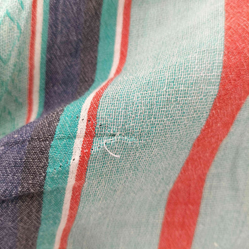 ポロジーンズカンパニーラルフローレン POLO JEANS COMPANY RALPH LAUREN ストライプ 総柄 マルチカラー コットン L/S シャツ メンズ 2X