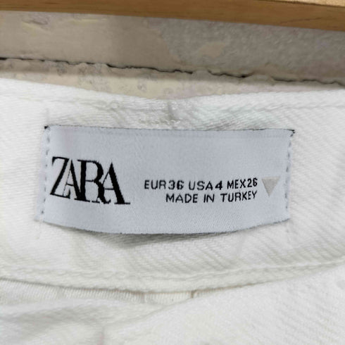 ザラ ZARA ワイドデニムパンツ レディース 36