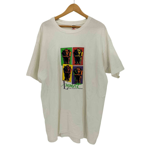 フルーツオブザルーム FRUIT OF THE LOOM 90s アート プリント クルーネック Tシャツ メンズ import:XXL