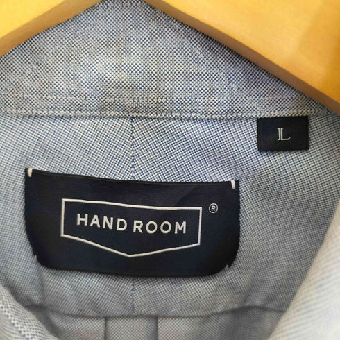 ハンドルーム HAND ROOM OX FORD BUTTON DOWN SHIRTS WHITE メンズ import:L