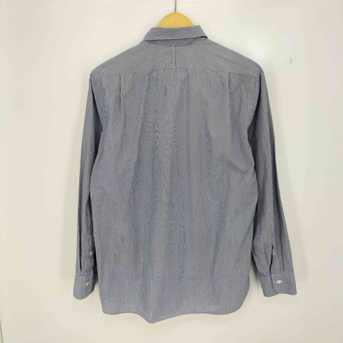 ハンドルーム HAND ROOM ワイドカラー ストライプ L/S シャツ メンズ JPN:M