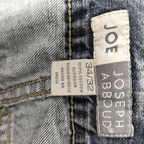 ジョセフアボード JOSEPH ABBOUD 00S 縦落ち ジップフライ ライトオンス デニム パンツ Y2K メンズ 34/32
