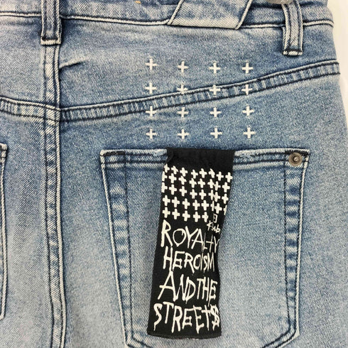 スビ KSUBI CHITCH BURNT BLUE スキニーデニム メンズ 29