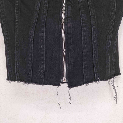ザラ ZARA CORSET STYLE DENIM TOP レディース JPN:XS