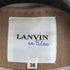 ランバンオンブルー LANVIN en Bleu ウール ノーカラーコート レディース