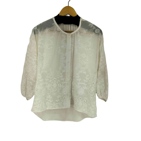 ザラ ZARA 花柄 ブラウス レディース US XS