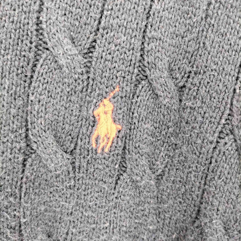 ポロラルフローレン POLO RALPH LAUREN ポニー刺繍 ケーブルニット レディース import:XS