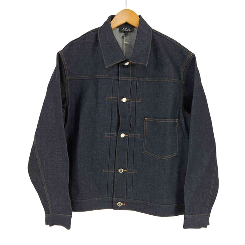 アーペーセー A.P.C. 1st リジット デニム トラッカー ジャケット メンズ import:L