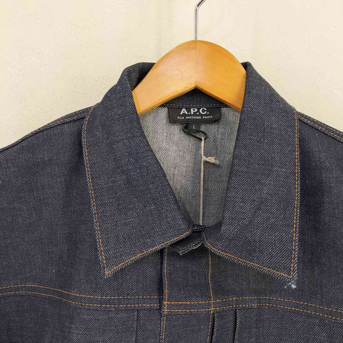 アーペーセー A.P.C. 1st リジット デニム トラッカー ジャケット メンズ import:L