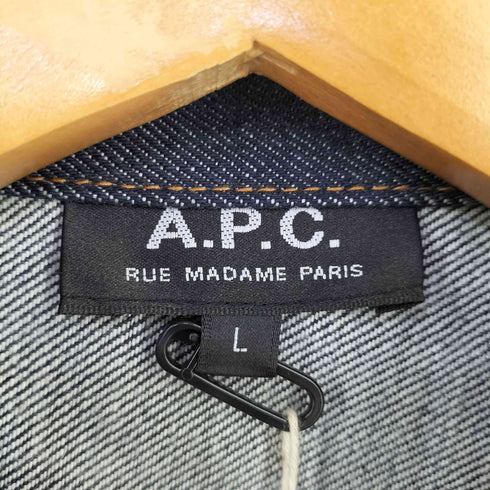 アーペーセー A.P.C. 1st リジット デニム トラッカー ジャケット メンズ import:L