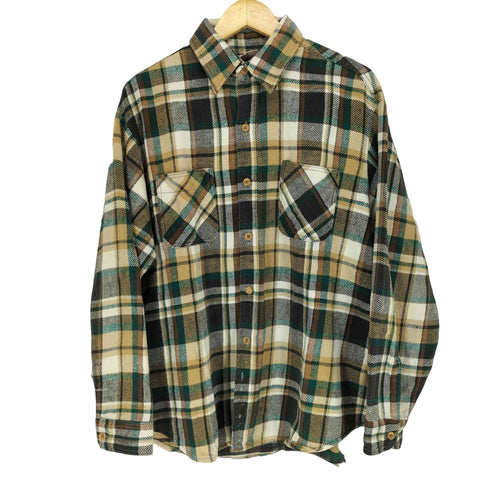 ビッグマック BIG MAC 70s コットンL/S ネルシャツ メンズ JPN:XL